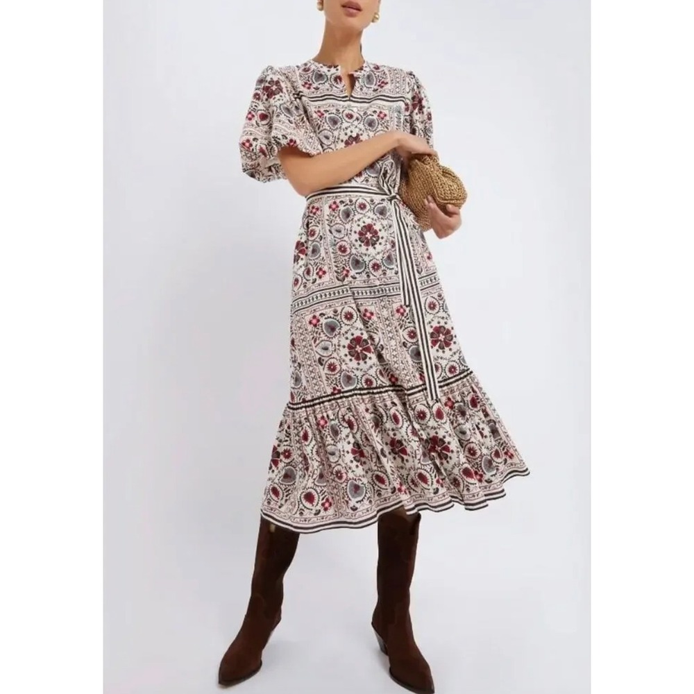 TUCKERNUCK Patchwork Floral Lewis Midi Dress